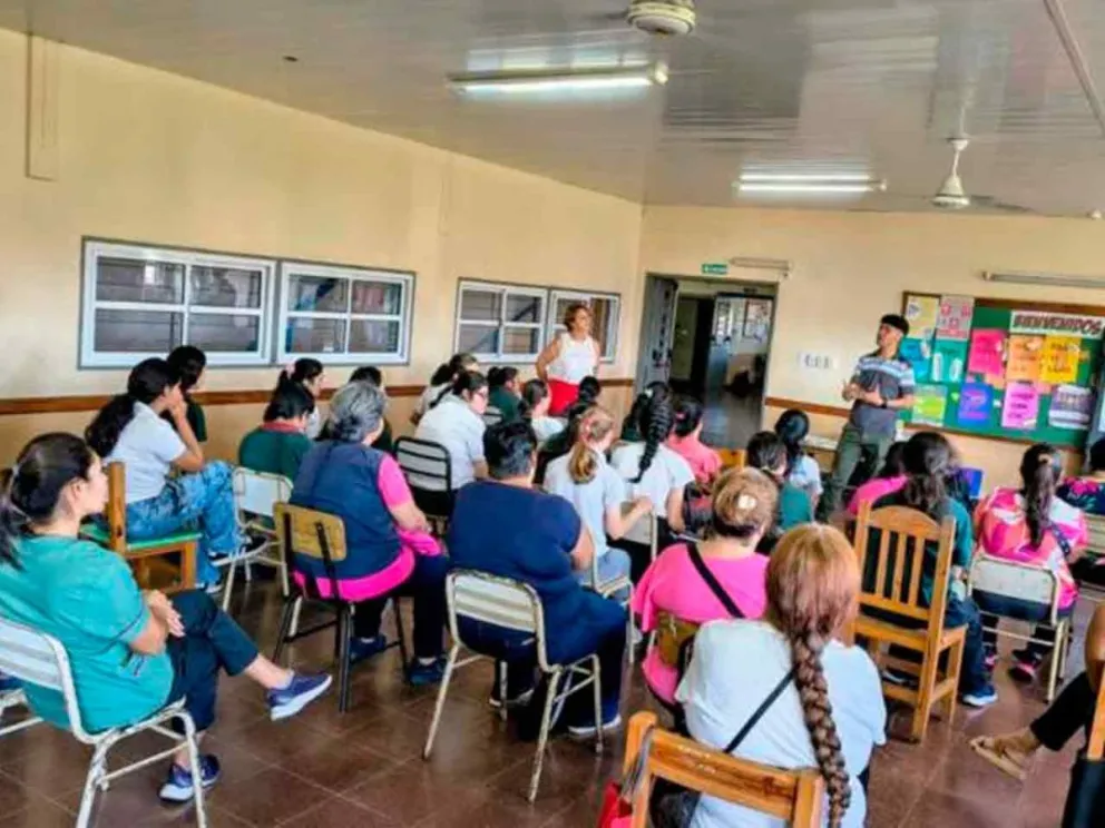 Participantes del taller de promoción de salud