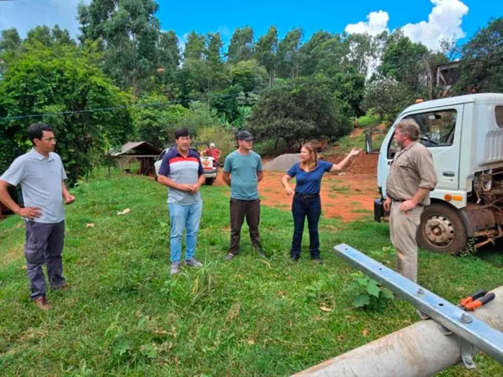 Destacó el avance de los trabajos