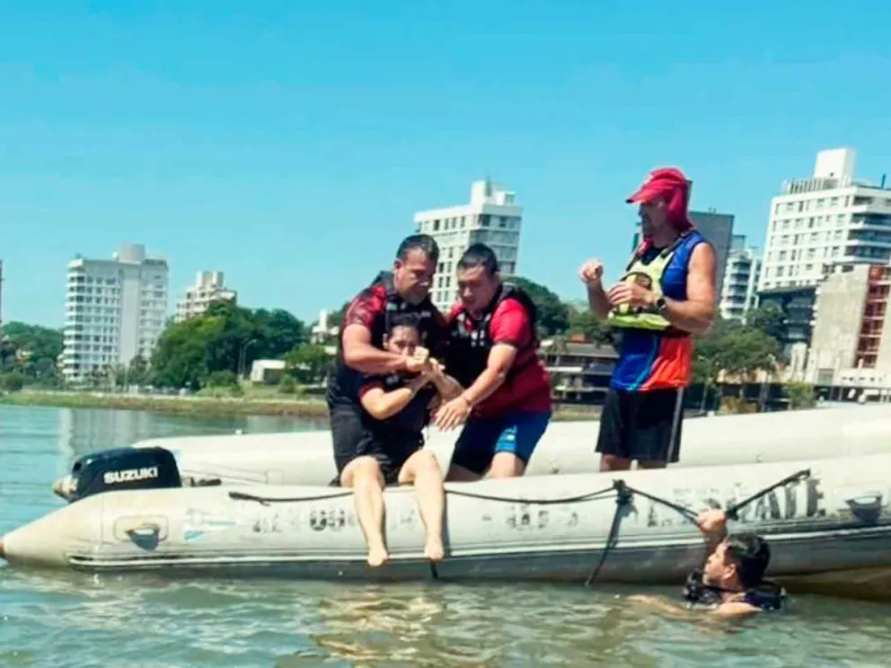 Prácticas en el río Paraná