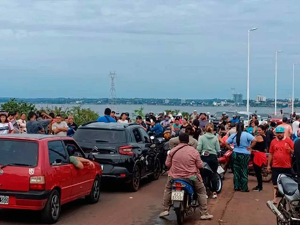Impidieron el tránsito, ayer por la mañana 