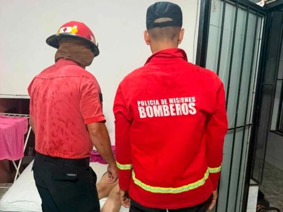 Fue trasladada al Hospital Madariaga