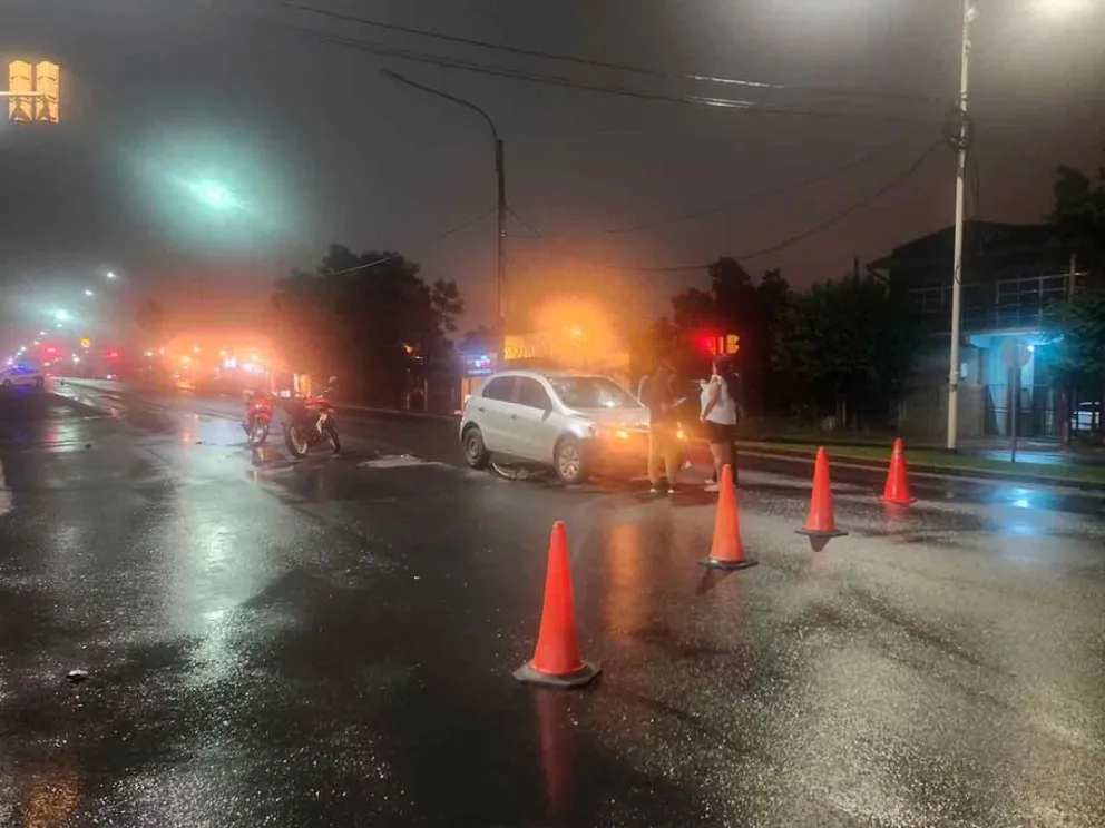 Los vehículos involucrados