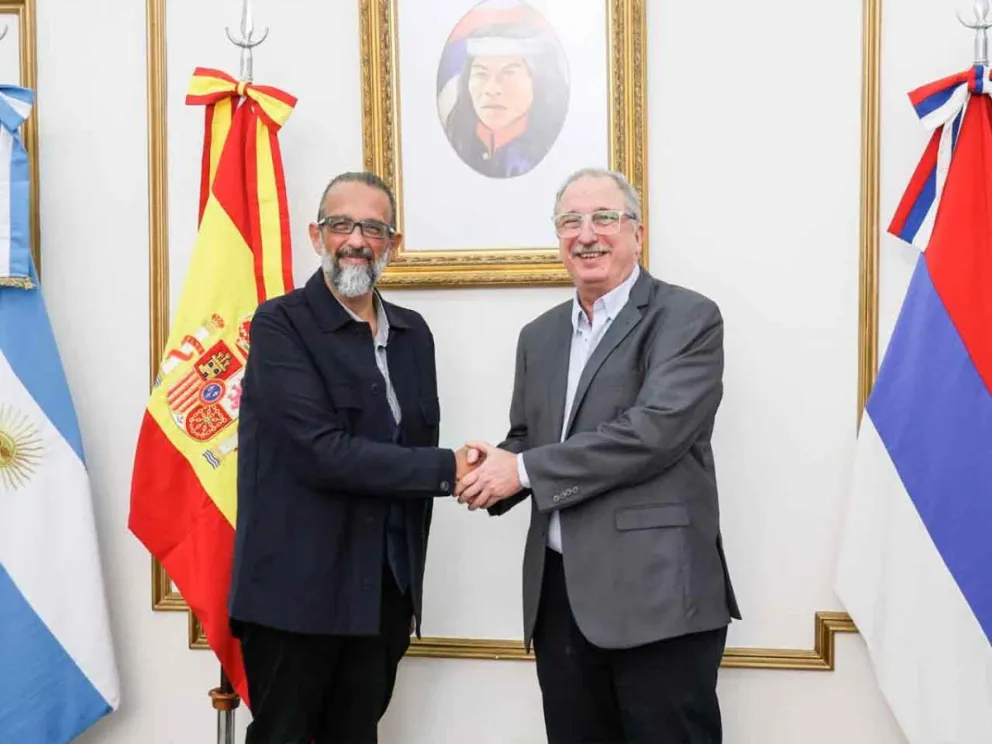 El Gobernador junto a Pablo Platas Casteleiro