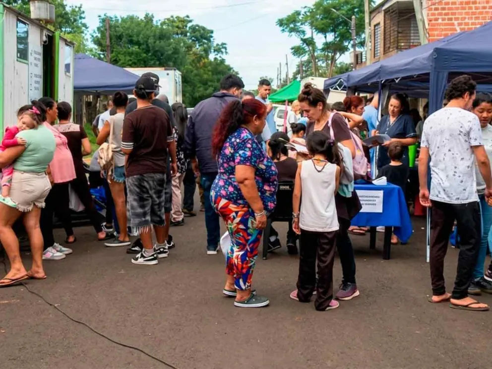 Masiva concurrencia vecinal