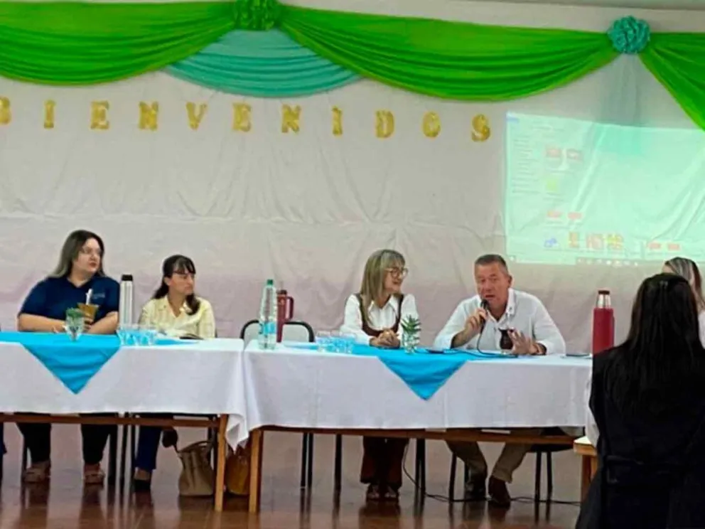 Omar Wdowin participó del espacio de diálogo docente