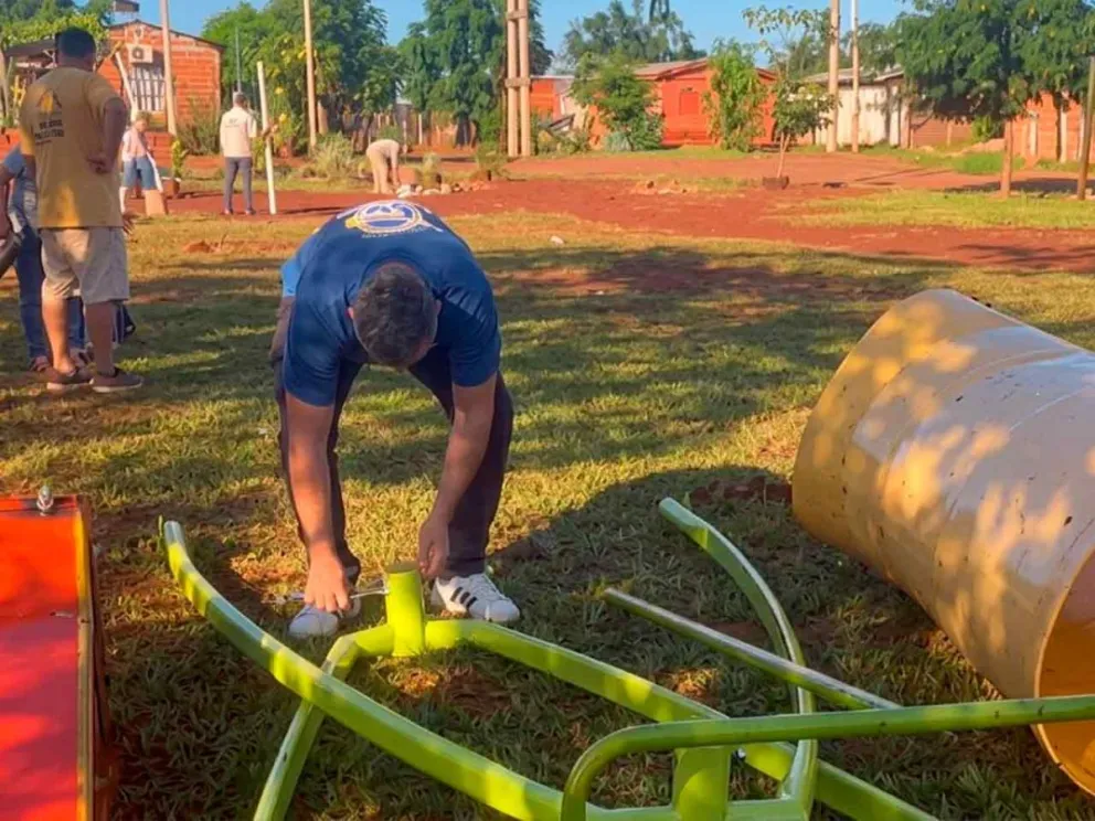 Mejora del espacio de recreación infanto- familiar