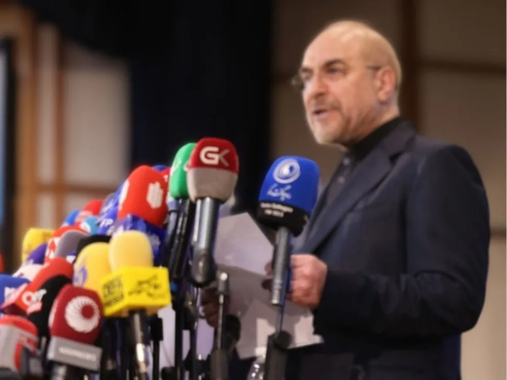 El presidente del Parlamento iraní, Mohammad Bagher Ghalibaf.