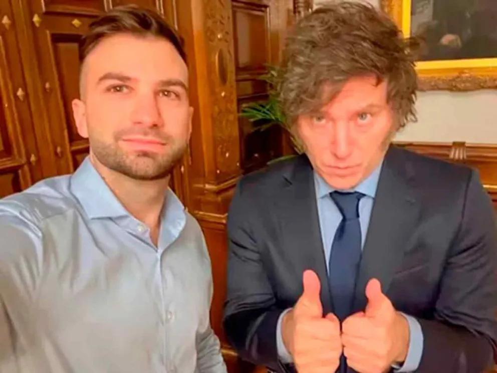 Mauricio Novelli y Javier Milei