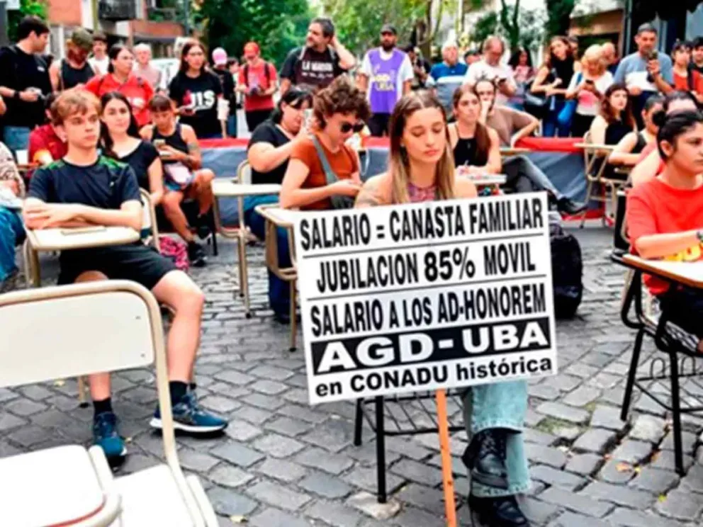 Para visibilizar el reclamo presupuestario