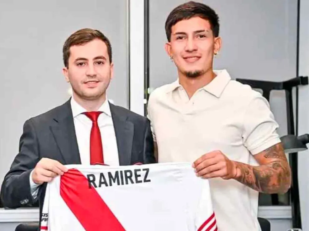 Stefano Di Carlo junto a Tobías Ramírez