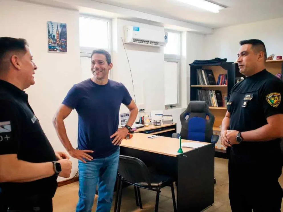 Crio Gr. Sandro Martínez y Marcelo Pérez, supervisando 