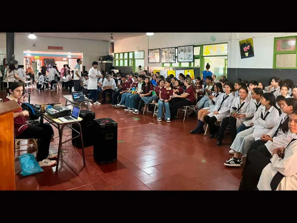 Participaron 176 estudiantes de la charla