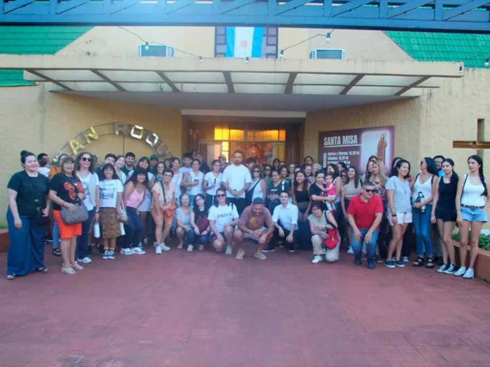 El itinerario abarcó la Parroquia San Roque