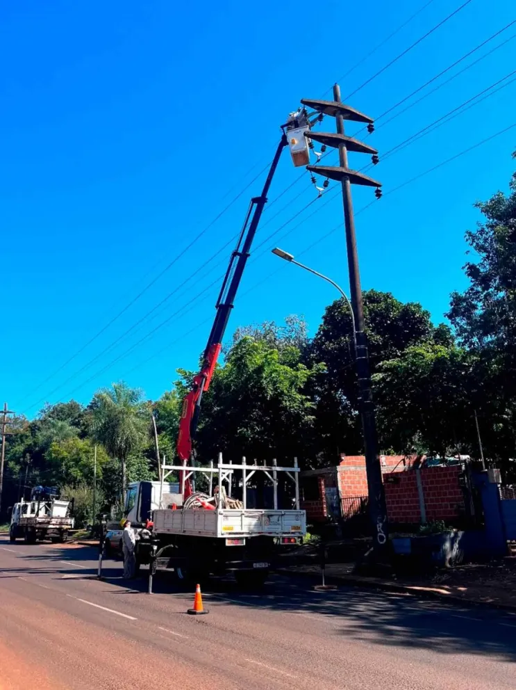 Para tareas de mejora de la infraestructura eléctrica
