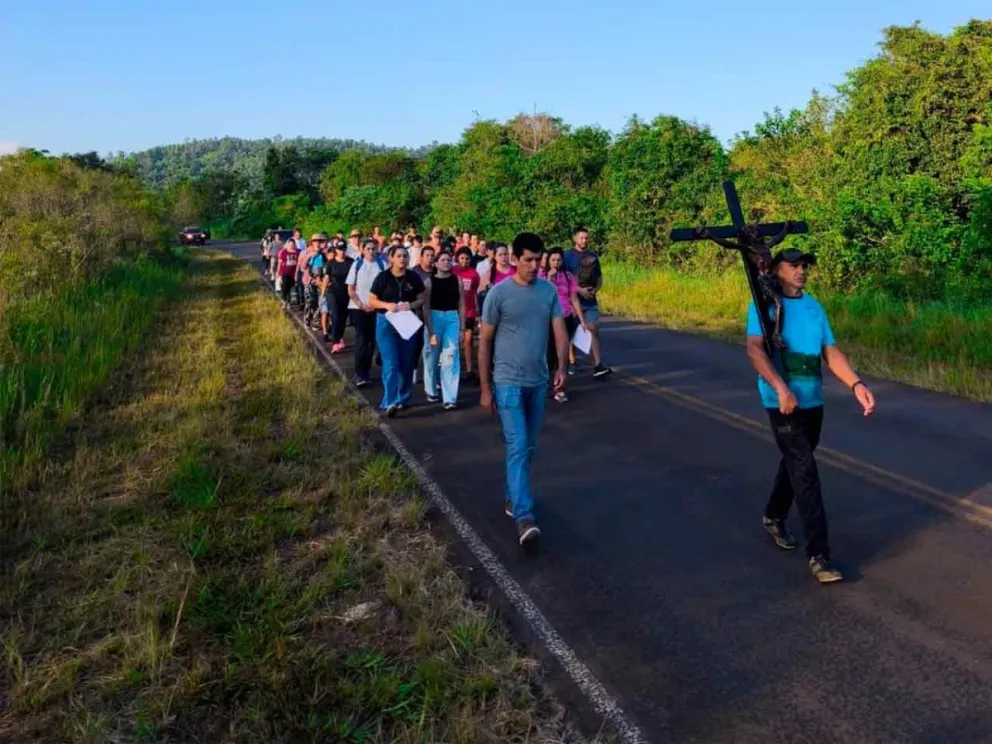 Pobladores de la zona reafirmaron su fe