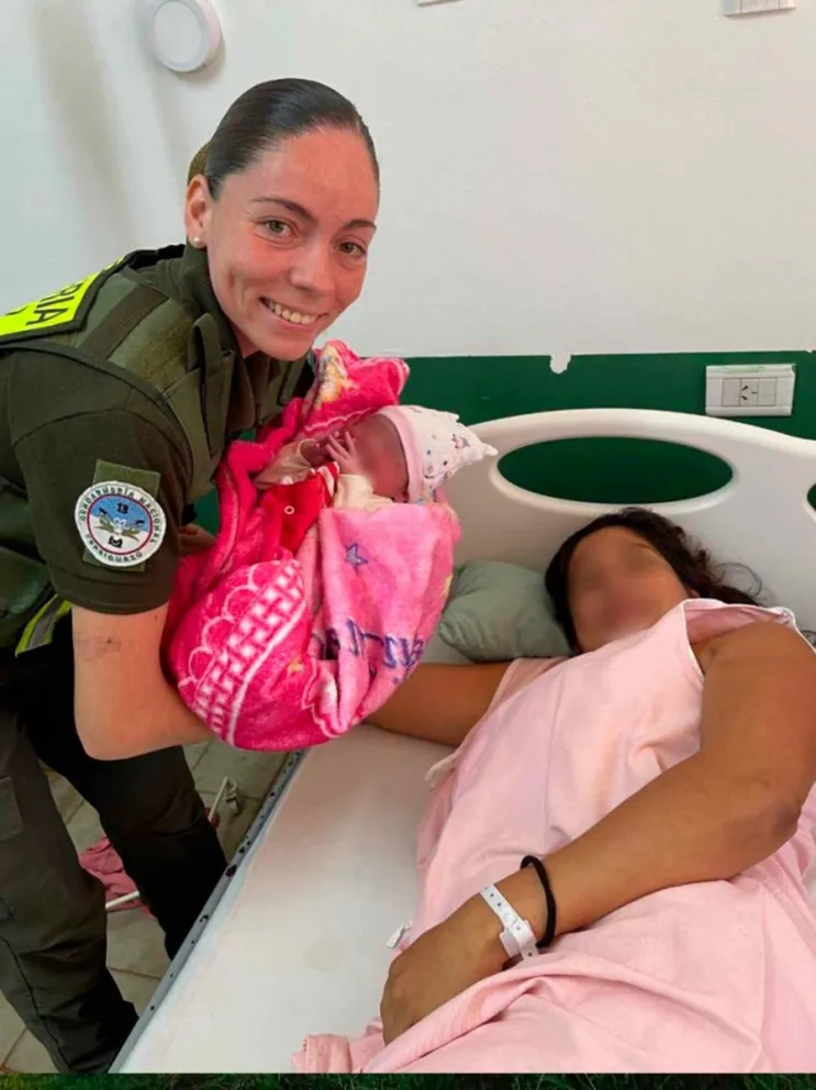 La beba nació en el SAMIC