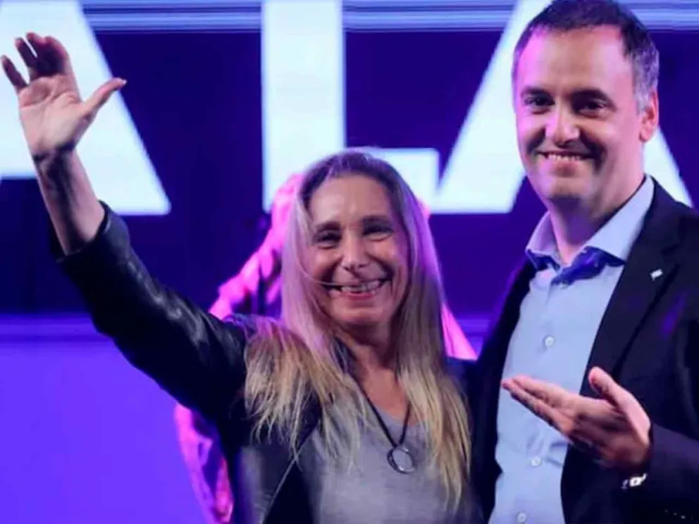 Karina Milei y Manuel Adorni