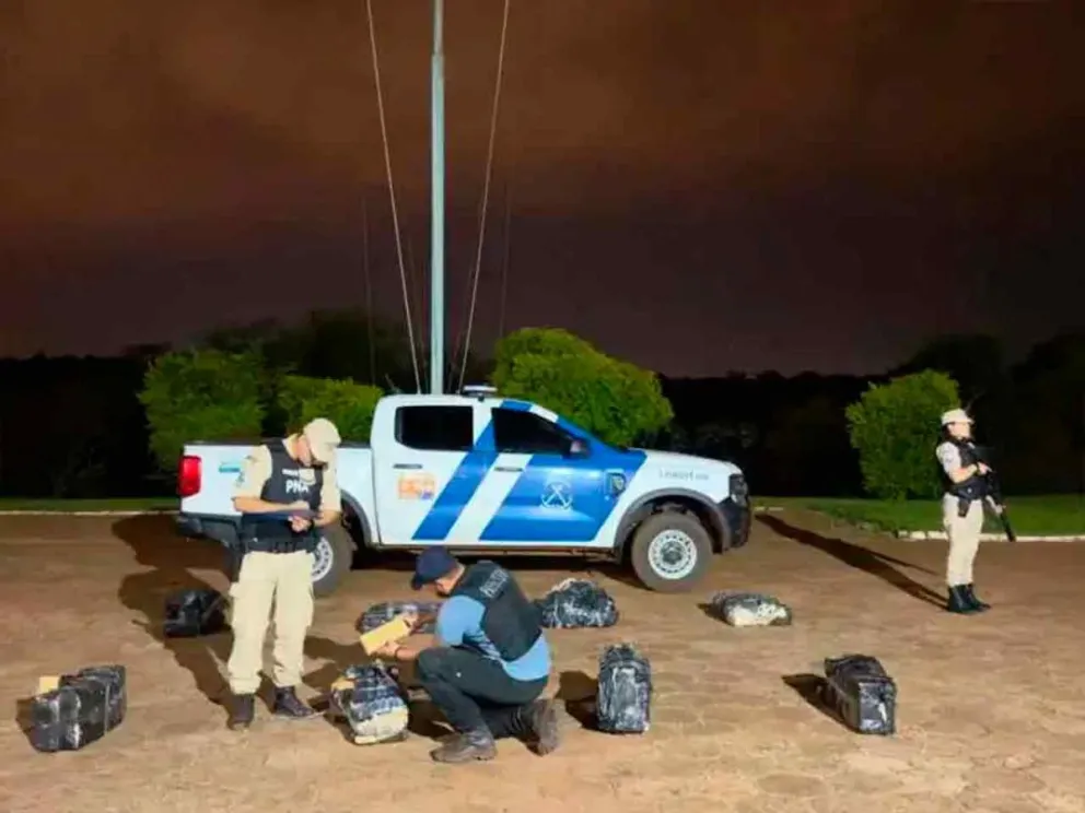 Decomiso de marihuana en la frontera fluvial