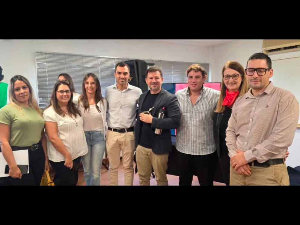 Ramiro Aranda presidió la presentación del convenio