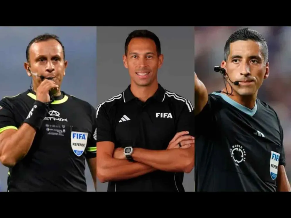 Darío Herrera, Facundo Tello y Yael Falcón Pérez