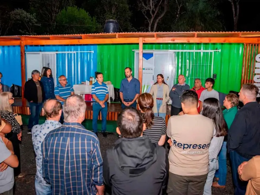 Momento de la inauguración