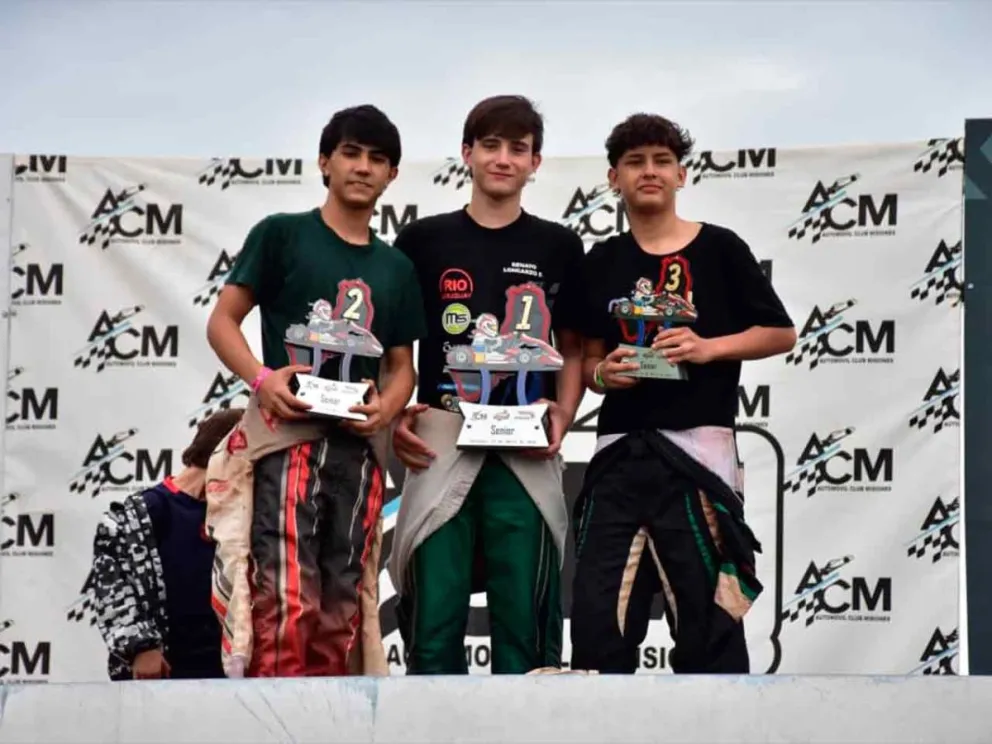 Renato Longarzo Skanata en el podio