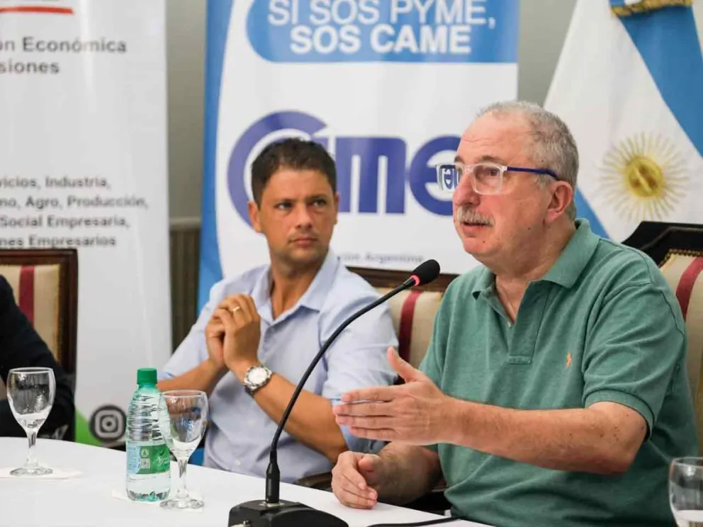 El Gobernador junto a Nicolás Fachinello