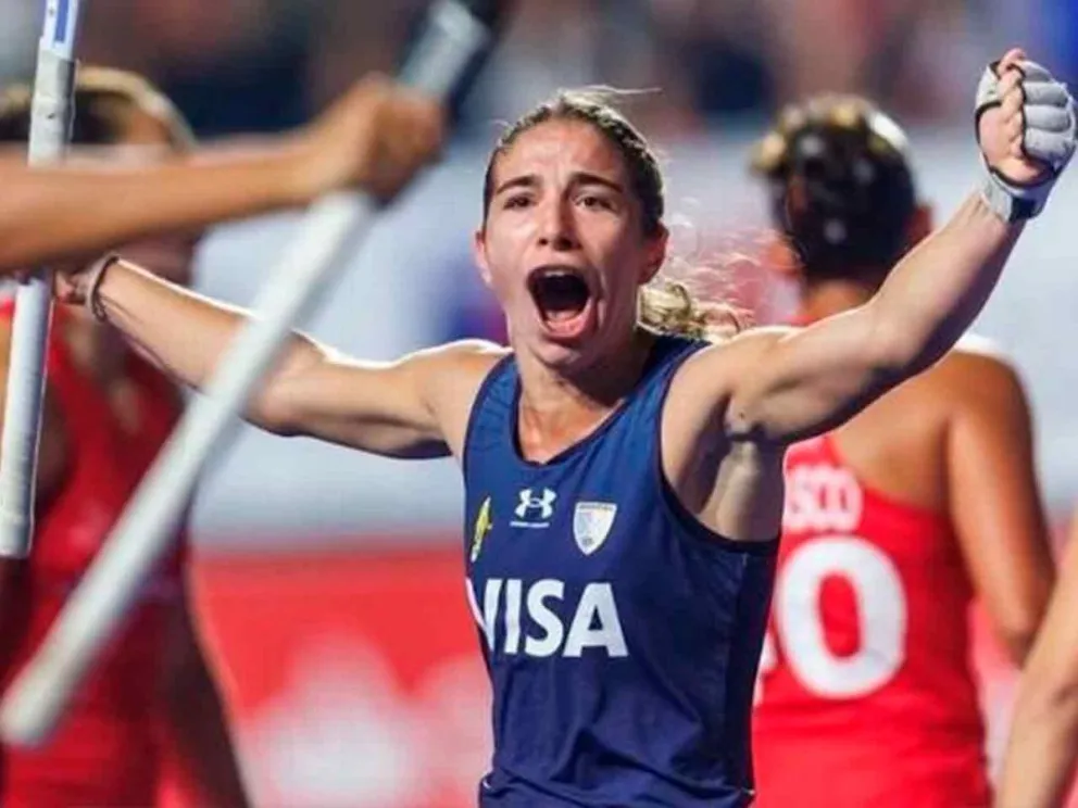 Clarisa Ludicello, autora del segundo gol