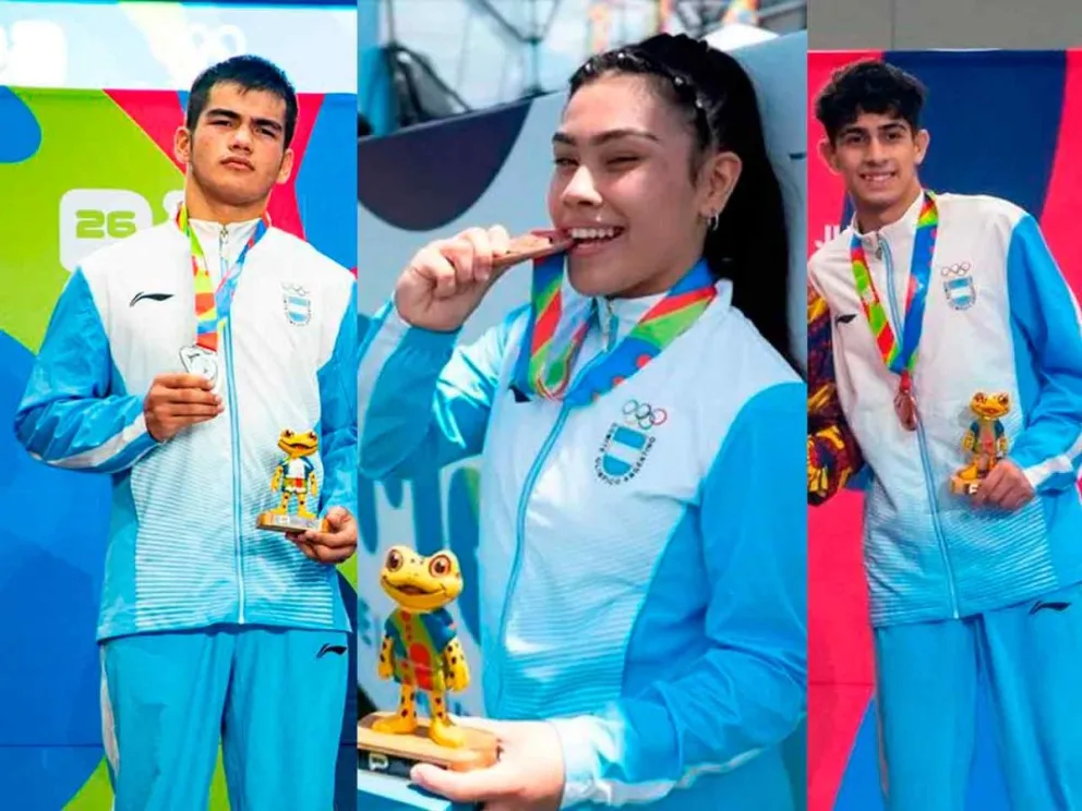 Laureno Verón, Uma Valdez y Samuel Spinaci