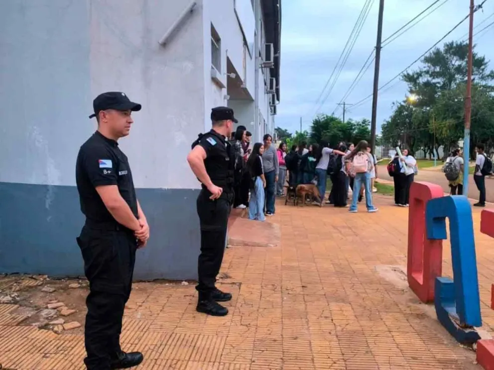 Refuerzo preventino en zonas externas de la escuela