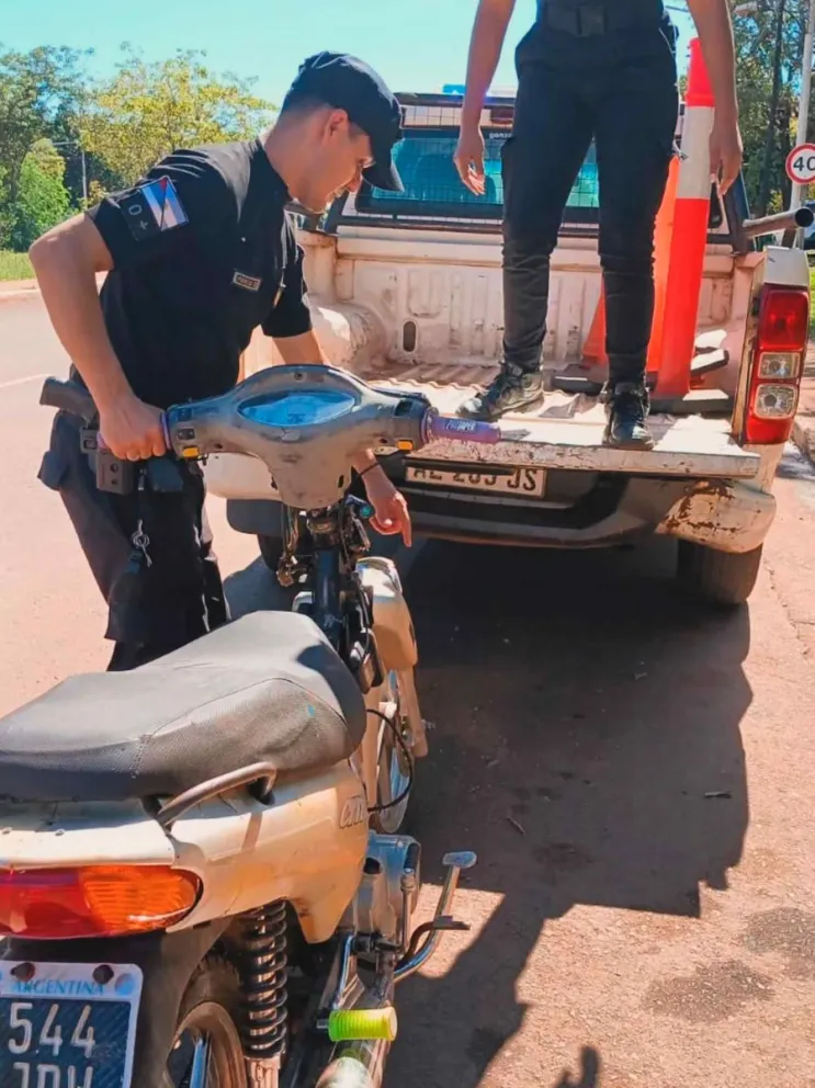 Secuestro de motocicletas por infracciones