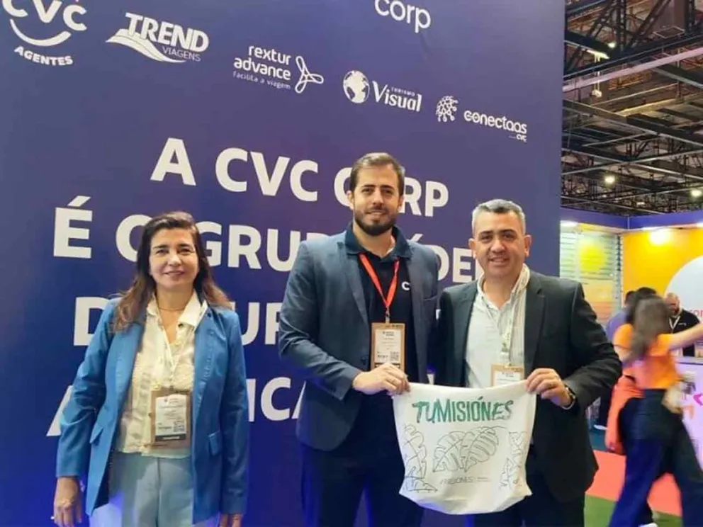 Desde el stand de Visit Argentina