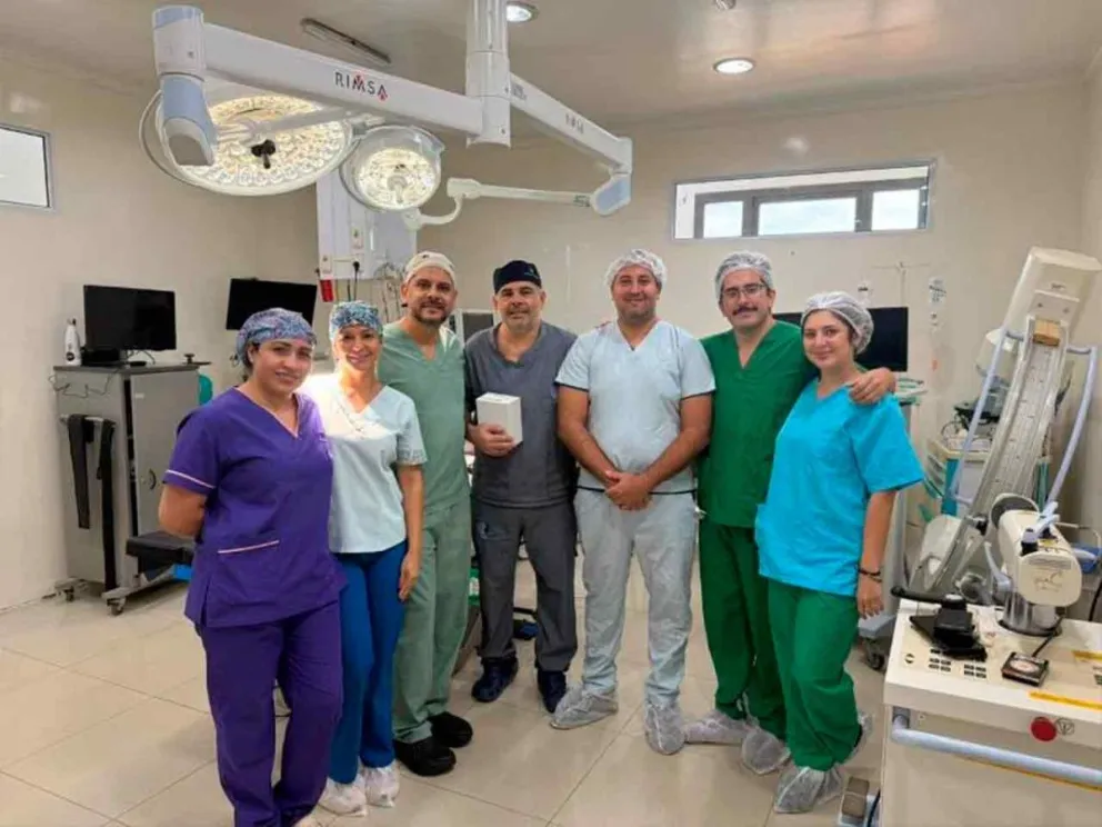 Equipo de intervención a cargo del Dr Reartes Mauricio