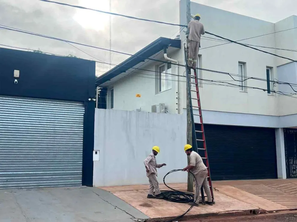 Instalación de cable preensamblado