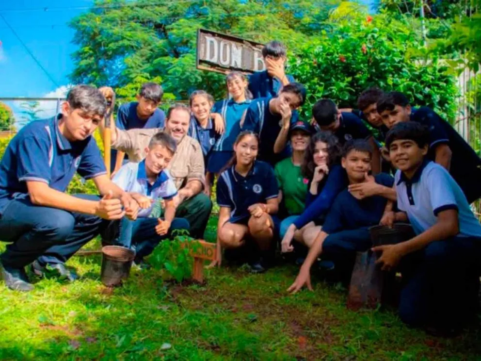 Estudiantes de 1º año participantes de la iniciativa