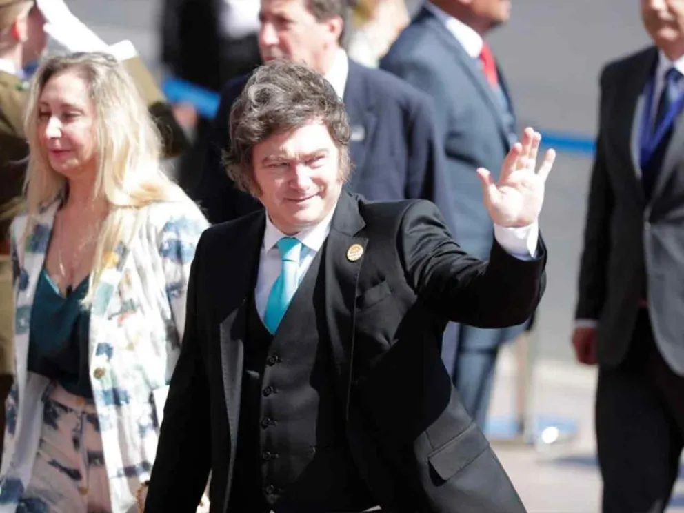 Karina y Javier Milei