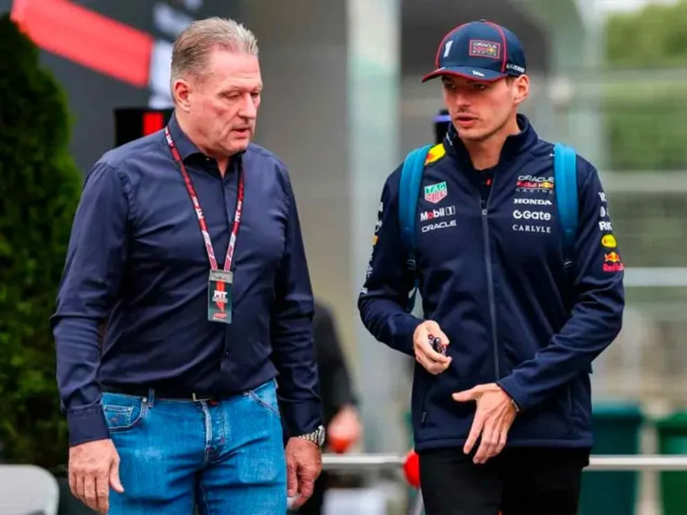 Jos y Max Verstappen
