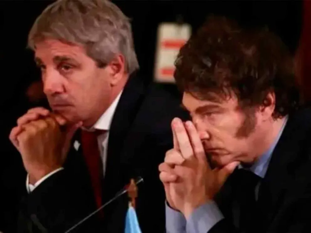 Luis Caputo y Javier Milei