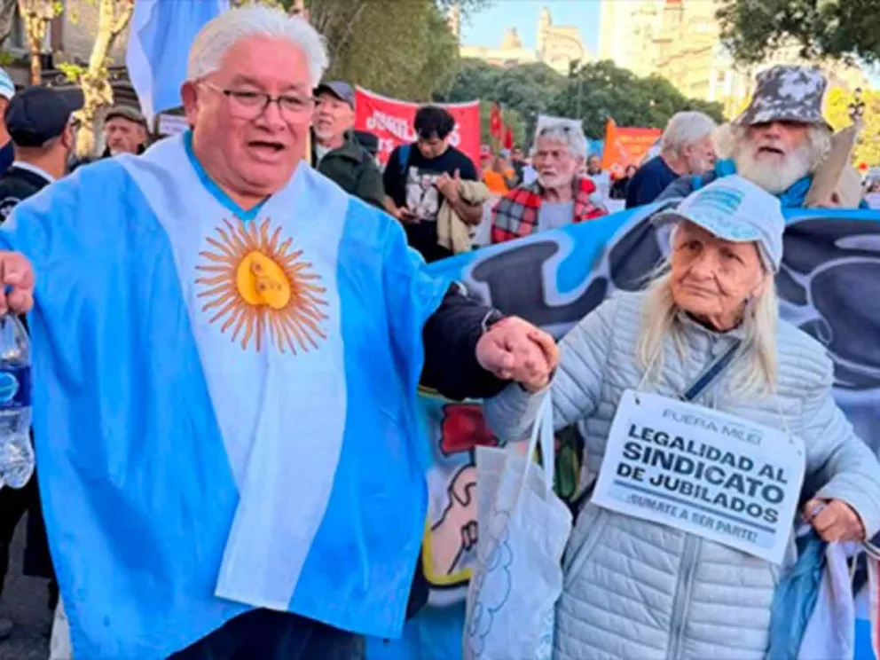 Movilización contra el ajuste del Gobierno de Milei