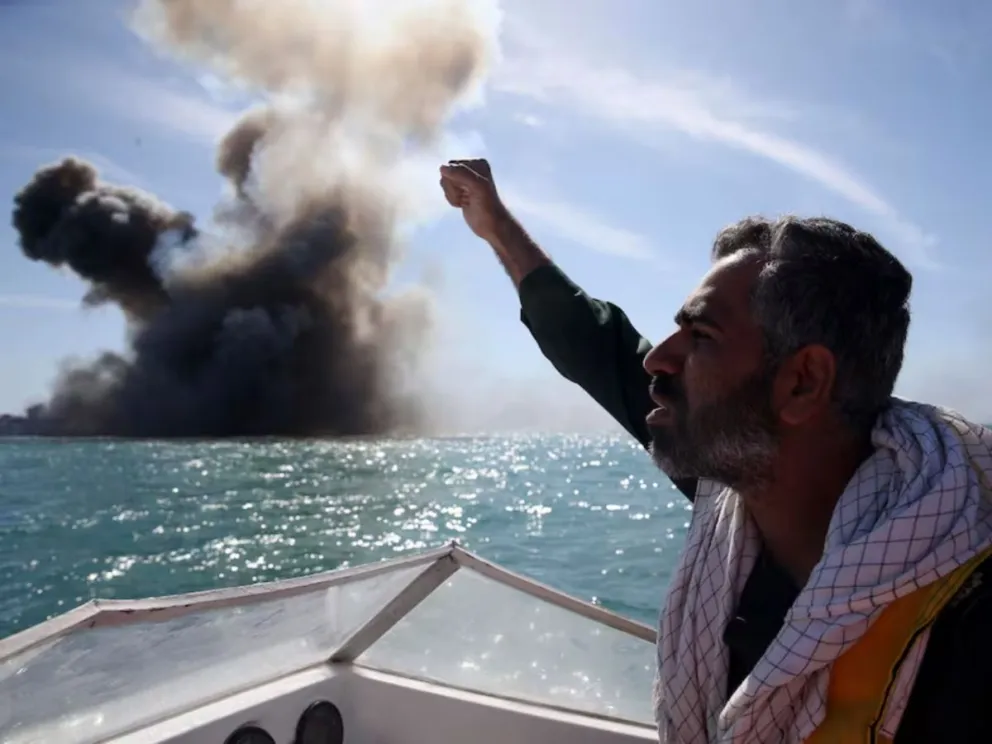 Ataque iraní estrecho de Ormuz (Hamed Jafarnejad/AFP)