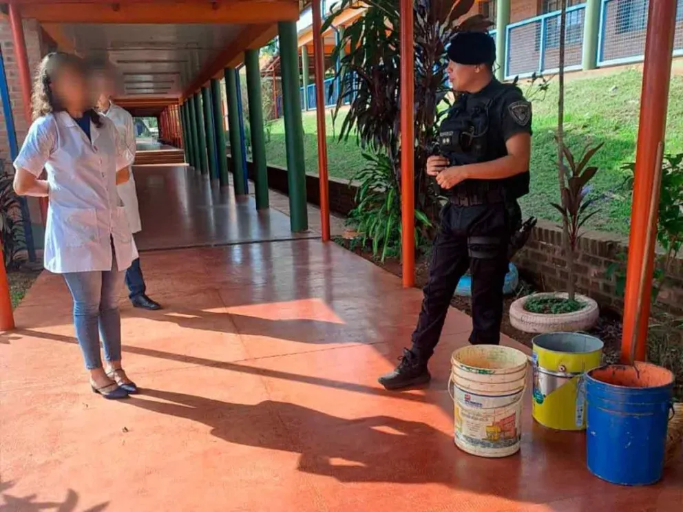 Los uniformados capturaron al ofidio
