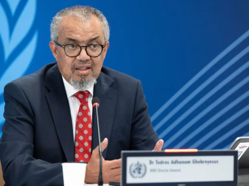 Tedros Adhanom Ghebreyesus, director general de la Organización Mundial de la Salud (OMS)