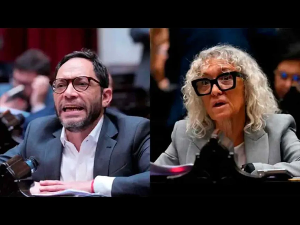 Maximiliano Ferraro y Mónica Frade