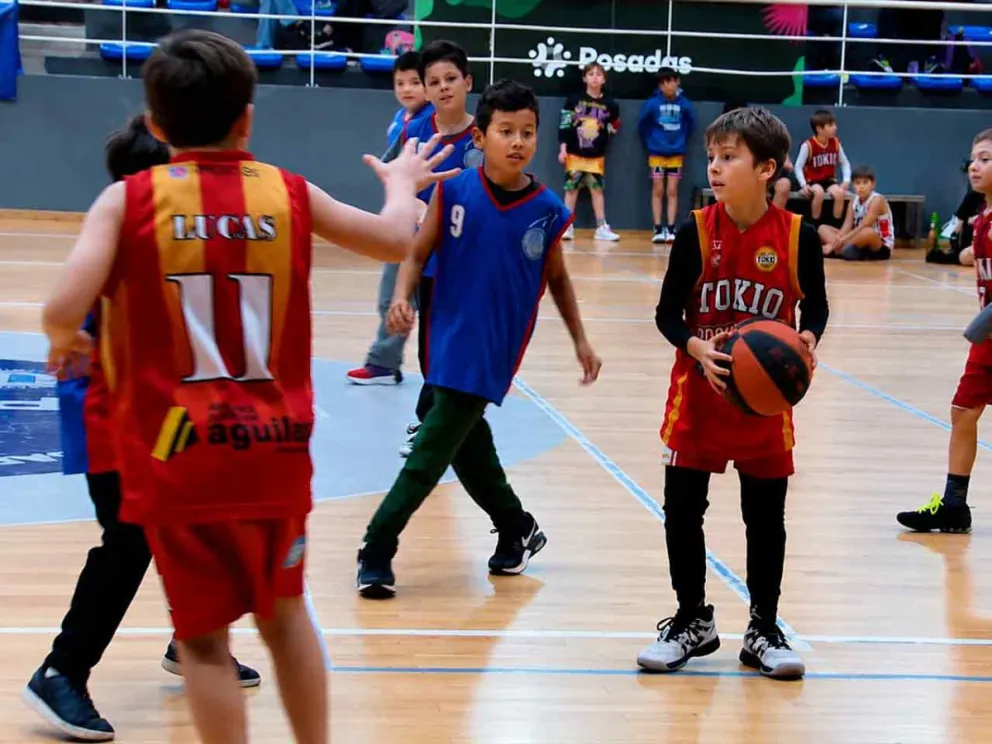 Talentos del mini básquet posadeño