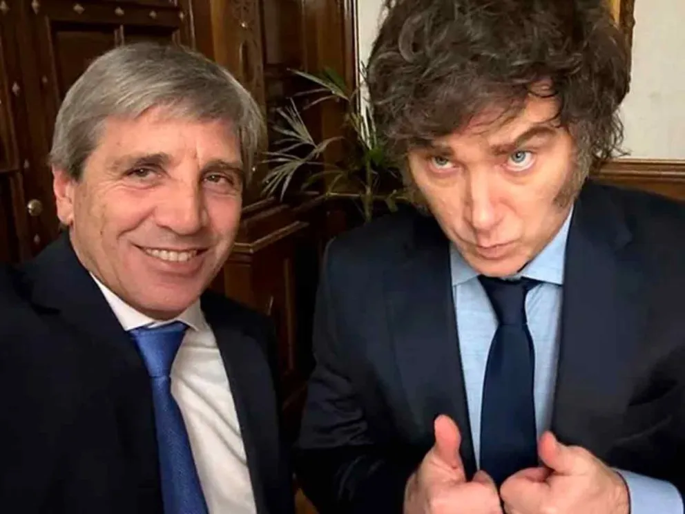 Luis Caputo y Javier Milei
