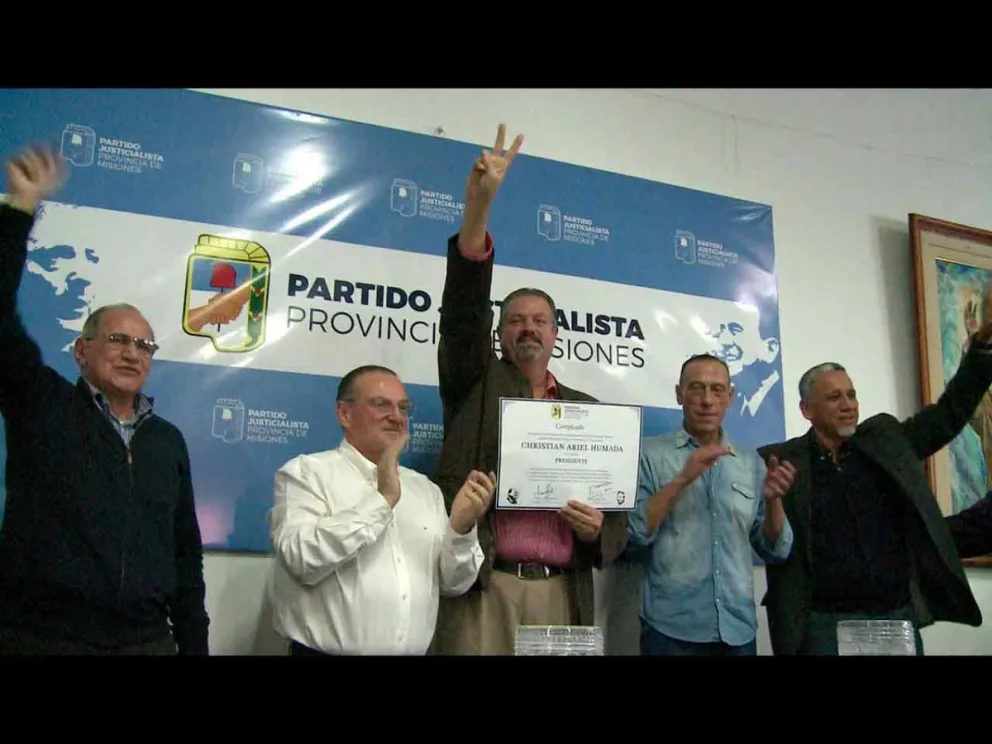 Acto de proclamación de Christian Humada