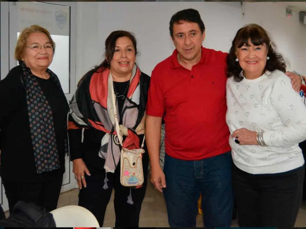 Martín Cesino acompañó el festejo