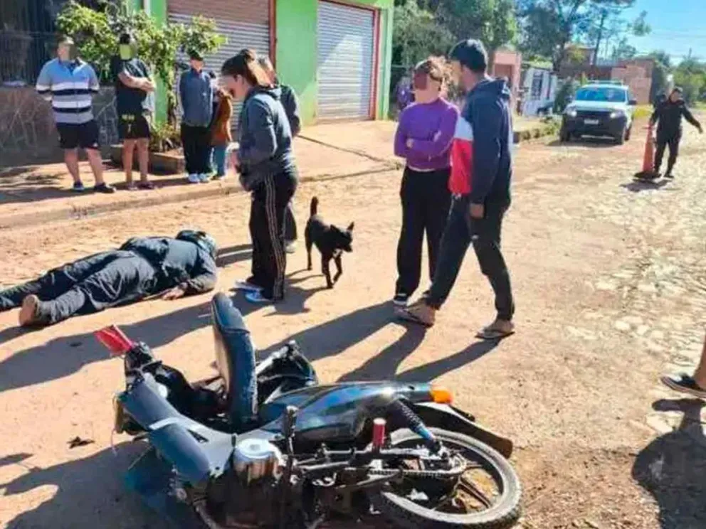 Fue asistido por personal de salud en el lugar