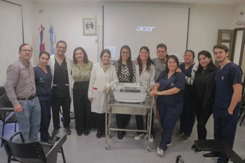 María Yrbas encabezó la jornada sobre uso demáquinas de perfusión renal
