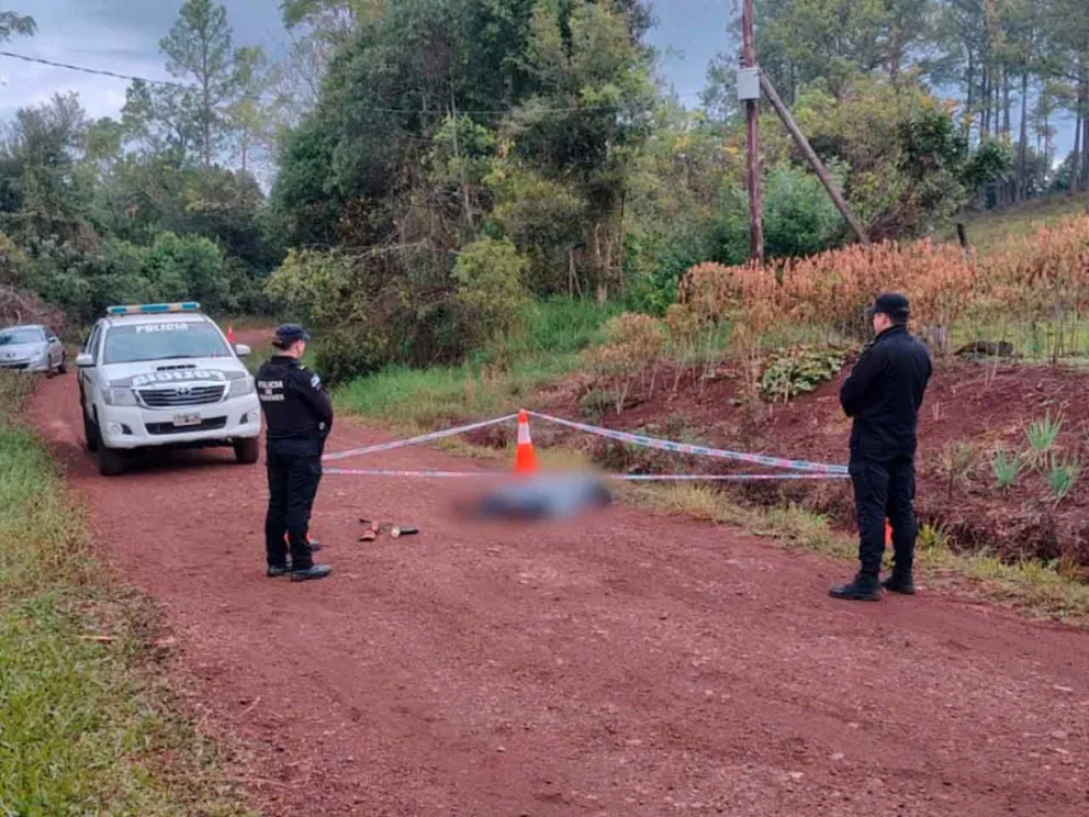 La Policía aseguró el lugar para la preservación de pruebas